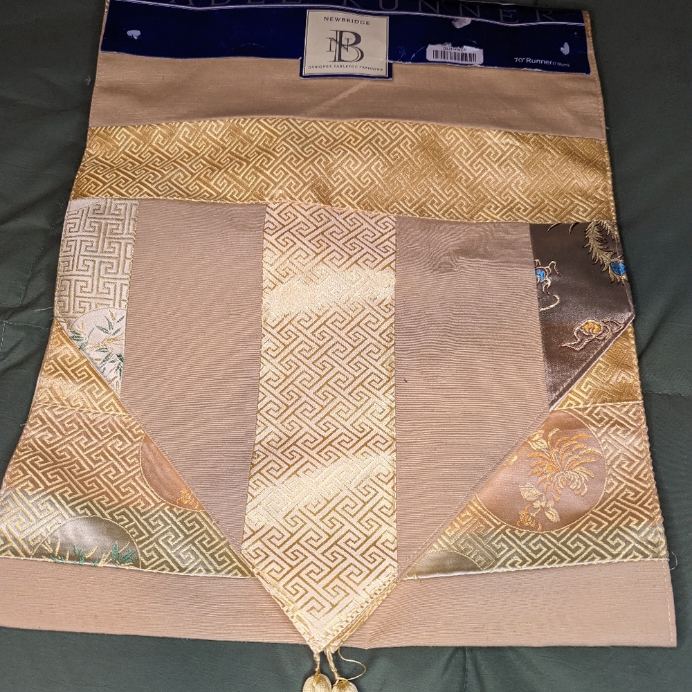 Newbridge Asian Style Table Runner 70 x13" ,NWT